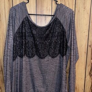 maurice’s shirt with open back